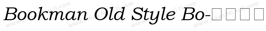 Bookman Old Style Bo字体转换